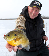 image of Jeff Sundin holding large bluegill