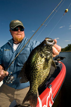 image of bro with big crappie
