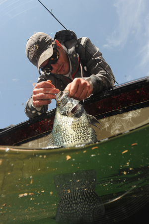 image of grant prokop with huge crappie