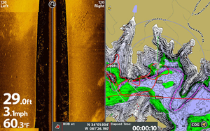 humminbird side image plus navigation chart