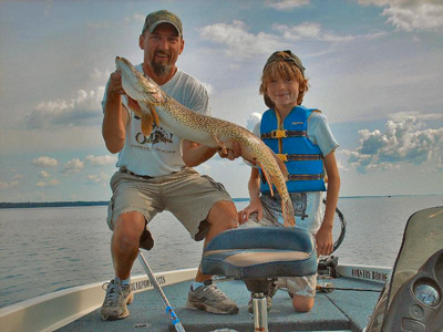 image of kevin dahlke with big pike