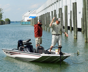 image of Crappie fishermen on lake st. clair