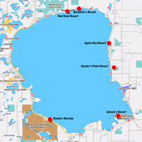 image links to reports about ice fioshing and ice conditions from Lake Mille Lacs