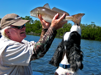 image of Capt. Mike Rehr with Redfish