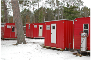 image of pines resort rental shelters