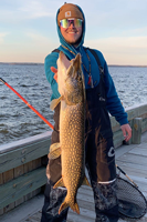 image of johnathan mckeever with big pike