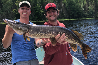 image of men with nice northern pike
