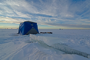 image links to Mille Lacs Lake Ice Fishing report