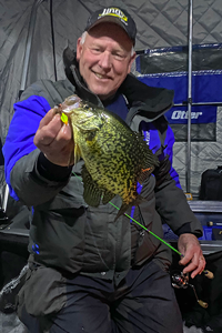 image of Jeff Sundin with big crappie 