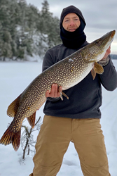 image links to ely area ice fishing report