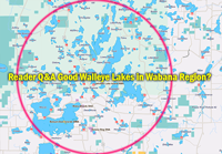 image links to reader question about fishing in the Wabana Lakes region