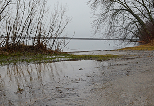 image of boat ramp at splithand lake near grand rapids