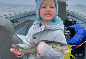 image links to fishing report from the Ely Minnesota region