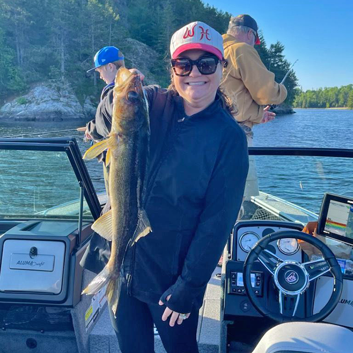 image of walleye caught on Lake Kabetogama