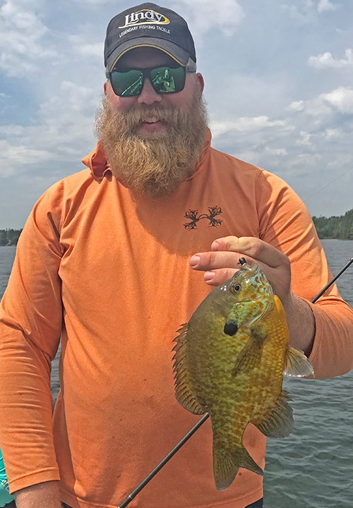 Austin Jones with nice bluegill