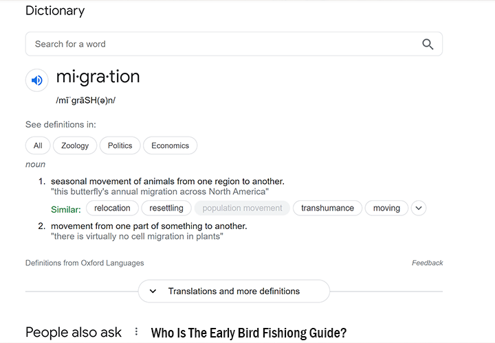 image links to fishing article about fall crappie migrations