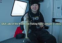image links to articles about ice fishing at Zippel Bay on Lake of the Woods 