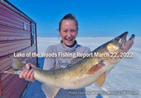 image of young woman with beautiful walleye