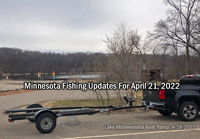 image links to fishing report for mineesota on April 21, 2022