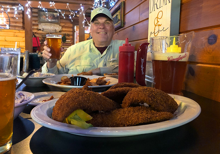 image of fish cooked at the Cedar Creek Grille in Grand Rapids MN