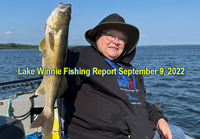image linkis to Bowen Lodge Lake Winnie fishing report September 9, 2022