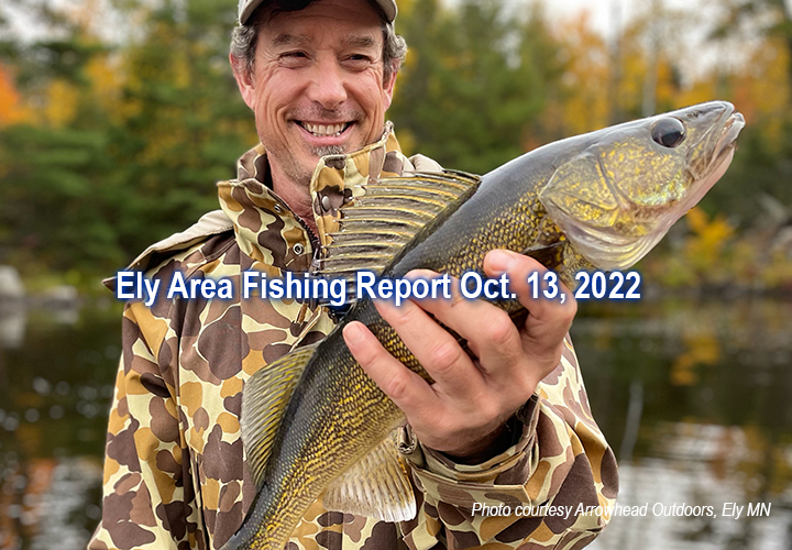 image links to fishing report from the Ely Minnesota region