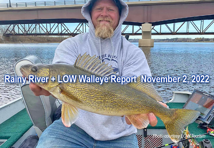 image links to rainy rivre walleye fishing report