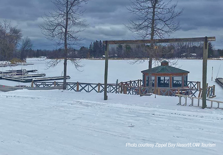 image of ice formation at Zippel Bay on Lake of the Woods