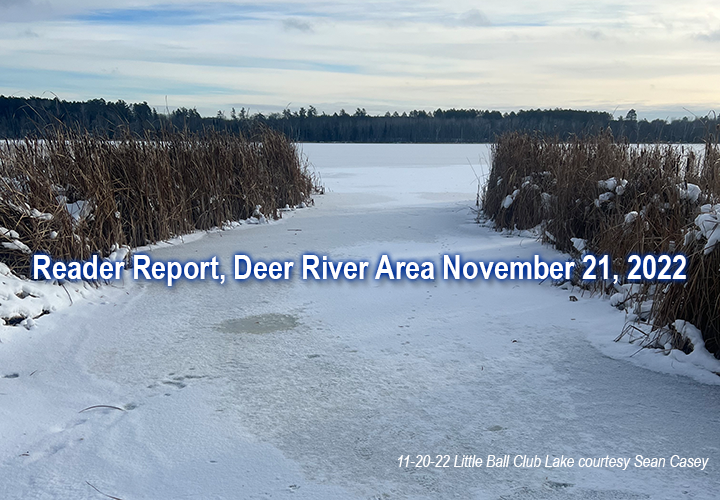 image links to report about ice conditions in the deer river region