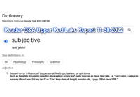 image links to reader question about upper red lake report