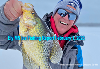 image links to fishing report from Ely MN