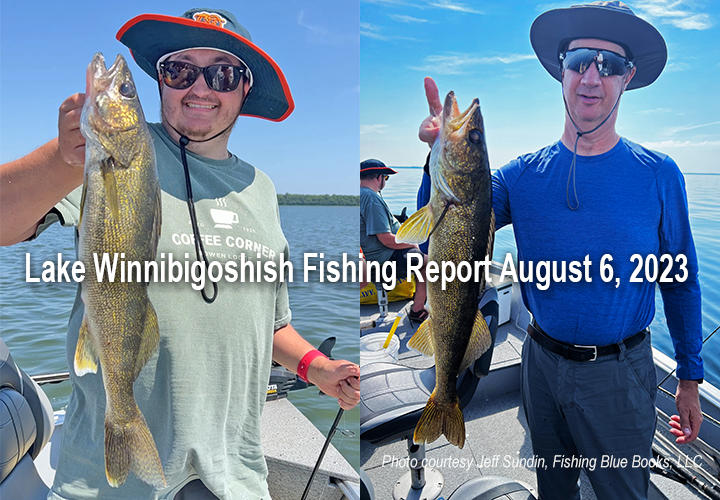 image links to fishing report from Lake Winnibigoshish