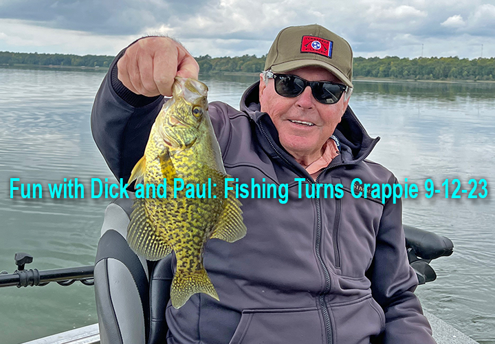 image of Dick Williams links to crappie fishing report from Deer River Minnesota
