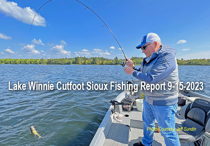 image links to Bowen Lodge Lake Winnie fishing report