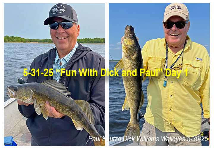 image links to fishing report by Jeff Sundin about Fun with Dick and Paul