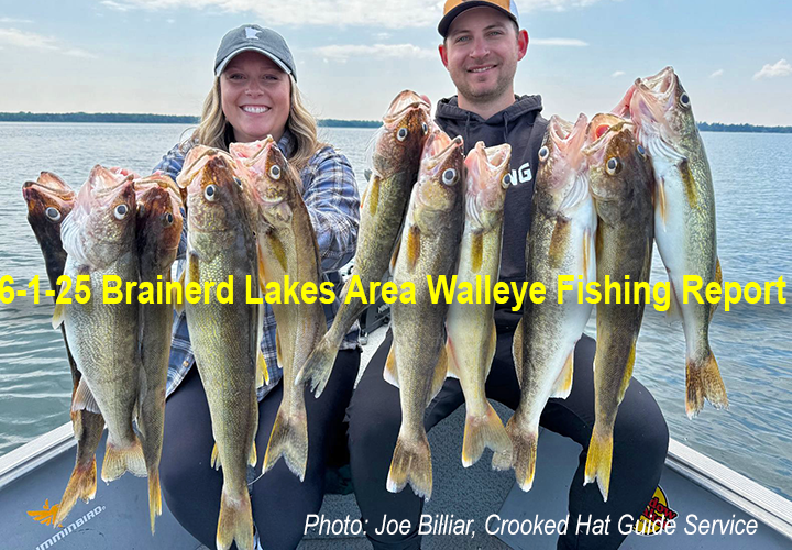 image links to Brainerd Area fishing report by Joe Billiar