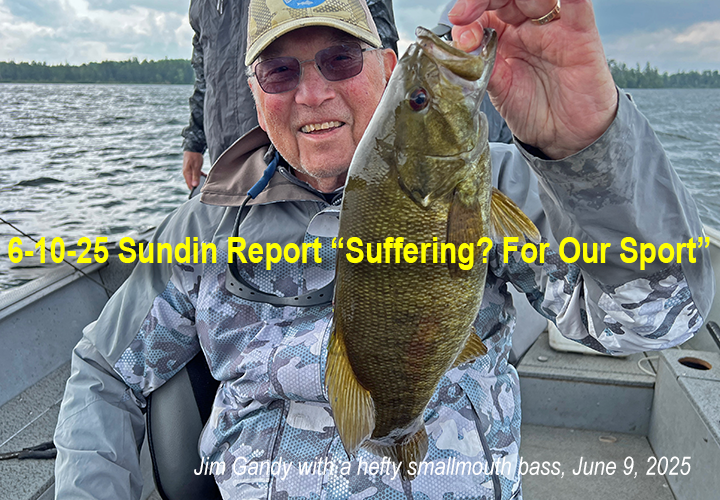 image links to fishing report by Jeff Sundin from the Deer River area