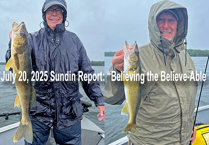 image links to walleye fishing report by Jeff Sundin 