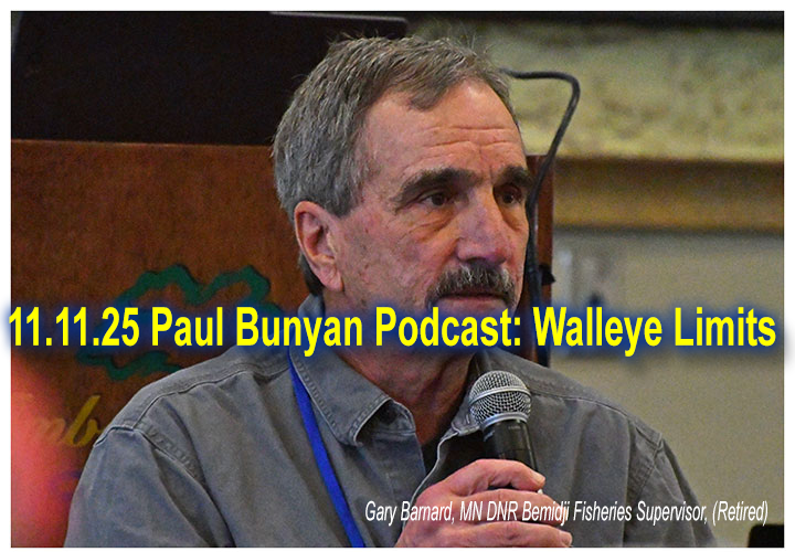 image links to fishing podcast featuring Gary Barnard on the subject of walleye fishing limits