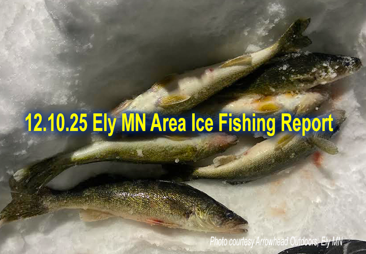 image linkls to ice fishing report from the Ely Minnesota region