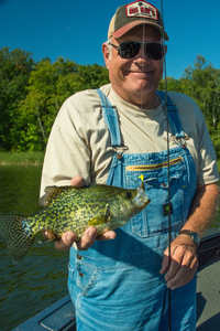 image of Bob Slager with nice Crappie