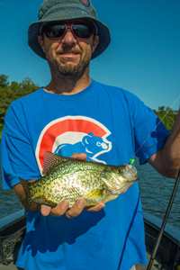 image of Joe with nice Crappie