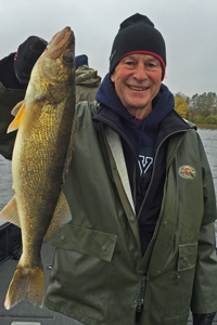 image Bill Morgan with big Walleye