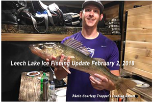 image of walleye fisherman on leech lake