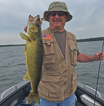 image of mike palus with big walleye