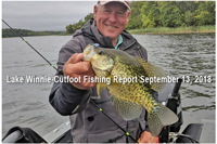 image links to lake winnie and cutfoot sioux fishing report