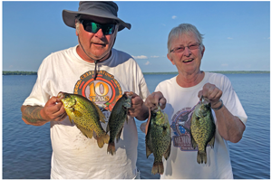 image of Kyle and Karen Reynolds with nice crappies