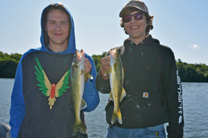image of Josh Brecto with walleye