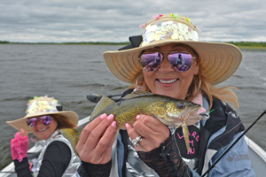 image of the luscious sisters fishing