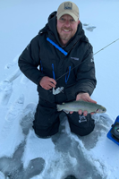 image of ice fisherman